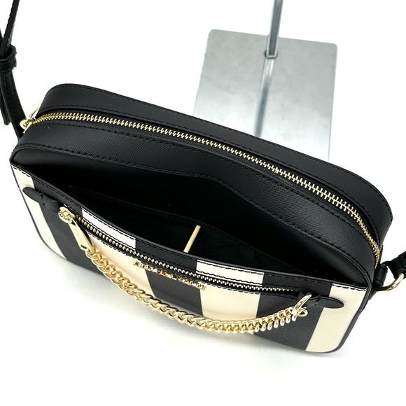 Michael Kors Large EW Zip Chain Xbody Crossbody Bag Black - Picture 10 of 12